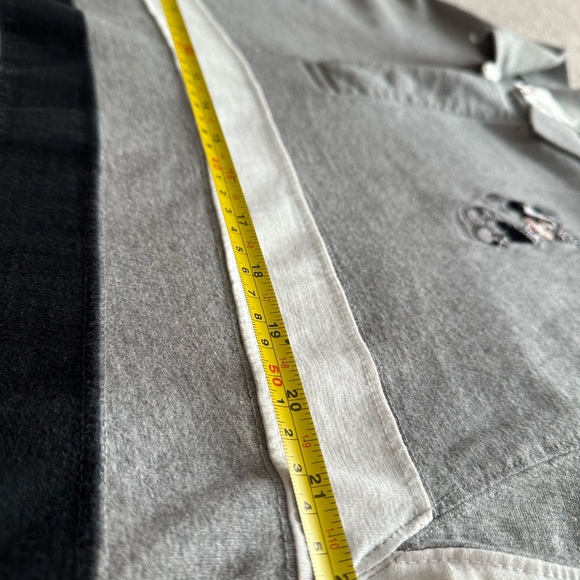 Vintage Walt Disney World Mickey Mouse Polo Shirt Men’s Large Gray Golf Style - Picture 8 of 8